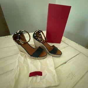 Valentino wedge sandal.